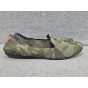 Rothys Camo Flats Loafers Size 10